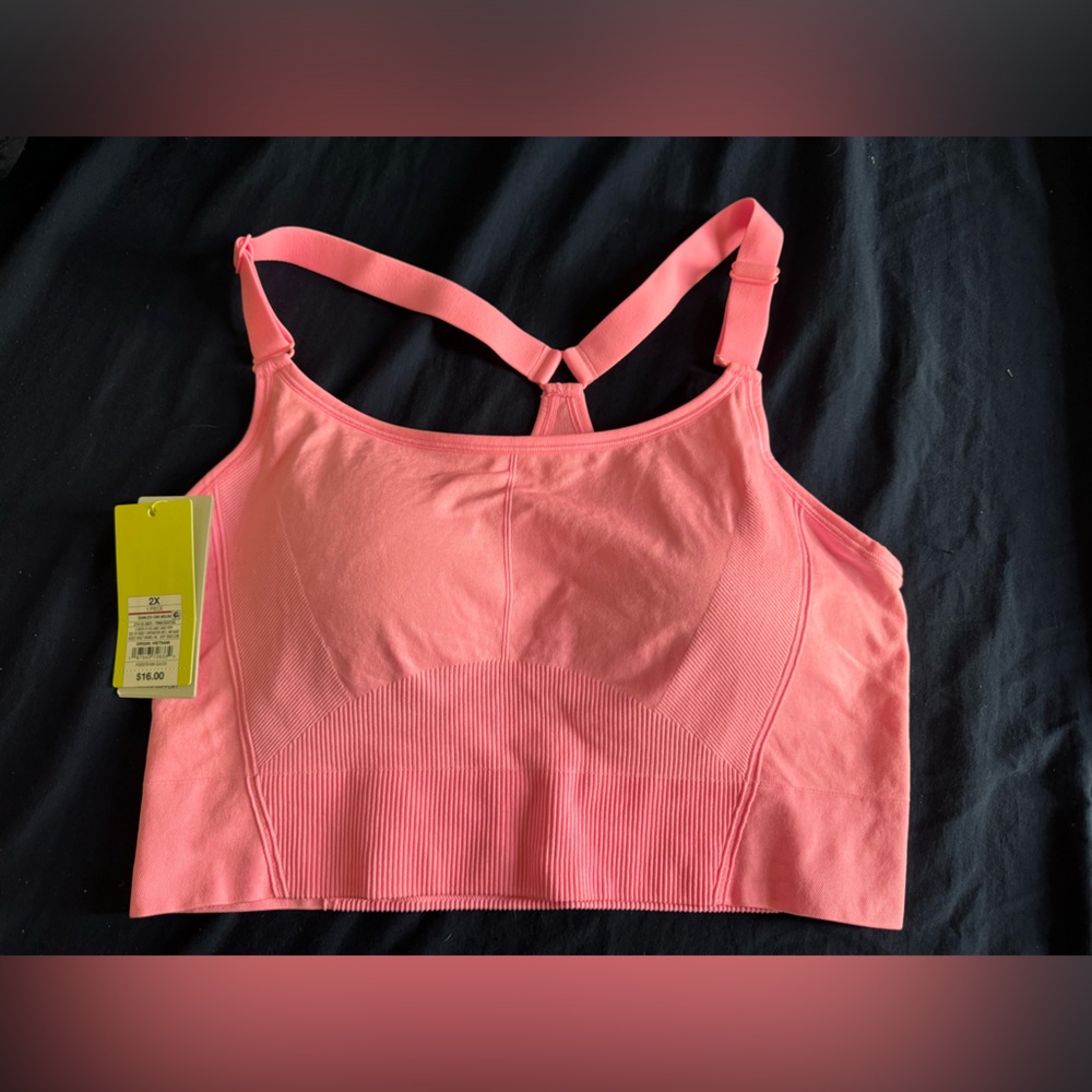 All In Motion Medium Support Cami Sports Bra 2X